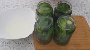 Маринованные огурцы на Зиму. Не Мутнеют и не Взрываются! Вкусный Рецепт.