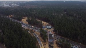 Bridge Construction - Строительство моста - Riga Latvia Sarkandaugava DJI
