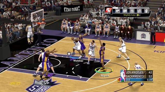NBA 2K Los Angeles Lakers '01 vs Sacramento Kings '01 - Shaquille O'Neal vs Chris Webber! смотреть онлайн