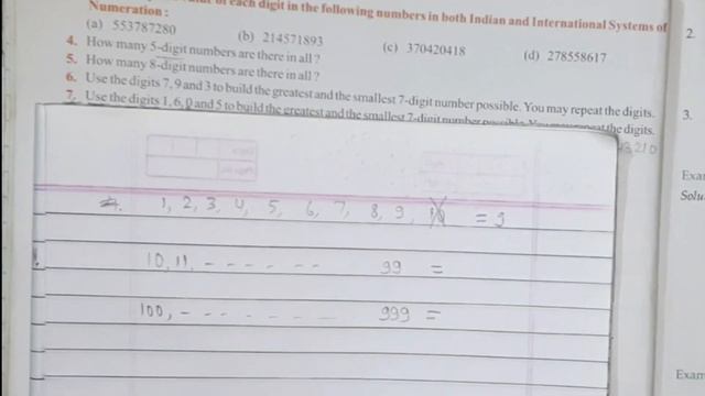Claas 6 | Maths | Ex. 1.1 Introduction & Solutions |  Knowing Our Numbers | Easy Explanation | Oliv