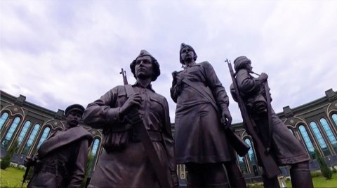 В парке «Патриот» открыли памятник, посвященный подвигам женщин на войне