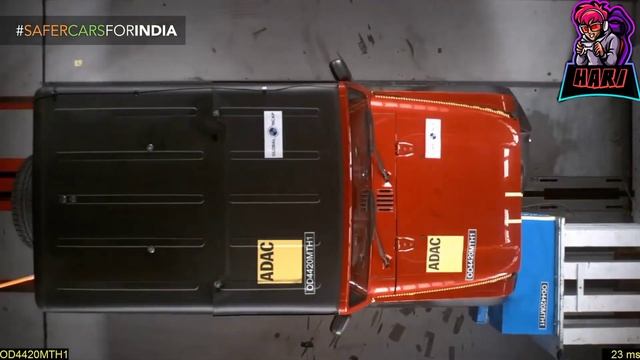 Mahindra Thar 2021 Crash Test  #crashtest#mahindrathar#tharcrashtest#carcrash#cartest#crash