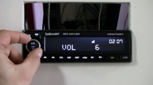 Недорогая универсальная магнитола 1 din Swat MEX-3007UBW