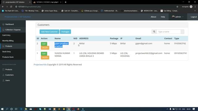ISP Management System and Billing php project || PHP MYSQL
