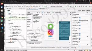 Implementación de ScrollView y Diseño a Botón Android Studio