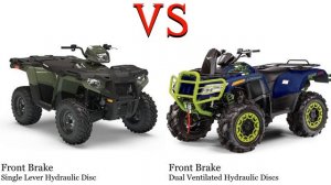 Polaris Sportsman 450 vs Arctic Cat Alterra MudPro 700 Test specification comparison