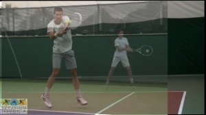 Мягков&Джокович бэкхенд (Dartfish №1)