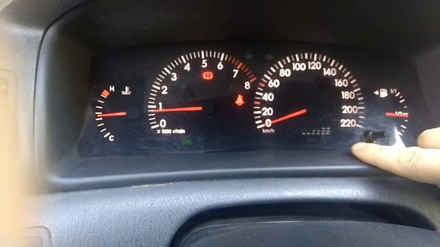 Регулировка яркости панели приборов Toyota corolla E 120 смотреть онлайн