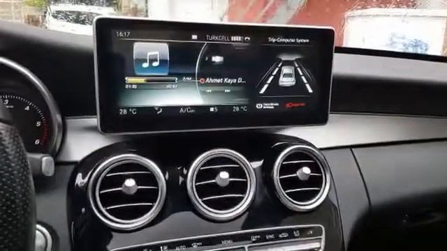 Mercedes C W205 android navigasyon смотреть онлайн