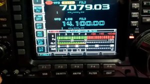 Слушаем эфир на icom756PRO