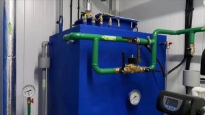 Паровая котельная ECO-PAR 900, КПД 93%, для бетонного завода в Якутске