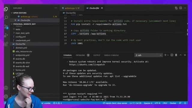 Rasa Livecoding: SQL + Docker Bughunt