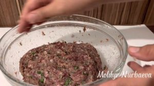 Люля кебаб на духовке. Фаршированный шашлык