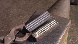 Как сделать штамп для двухсторонних лапок.Художественная ковка.