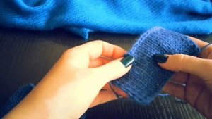 Элегантный СНУД спицами. НЕВИДИМЫЙ ШОВ.