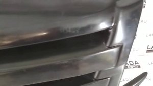 Решетка радиатора "Две полосы" для LADA Granta (передняя тюнинг решетка на Гранту)