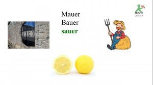 Aussprache: Vokale T. 5 -  au. Diphthonge [aʊ̯]