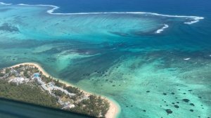 Подводные водопады. Полёт на гидросамолёте. Пляж Gris Gris. Маврикий 2021.