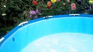 Как помыть каркасный бассейн перед  хранением.
