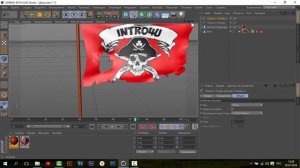 Урок по созданию флага в Cinema 4D (тэг cloth)