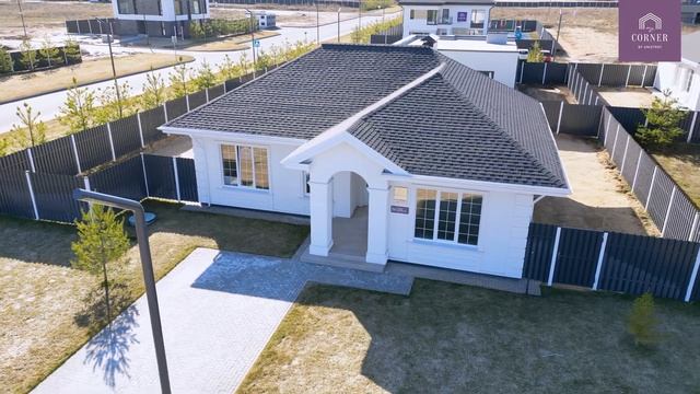 Видео- облет коттеджного поселка CORNER BRIGHT в Казани. Апрель 2023. Ход строительства. смотреть онлайн