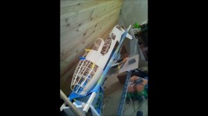 Постройка радиоуправляемого самолета   ЯК 15