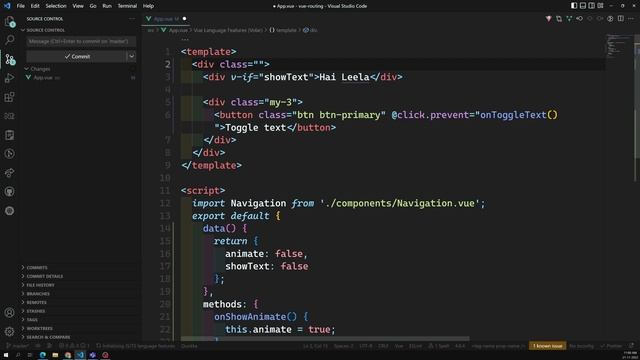 57. Transition Built-in Component for conditionally rendering DOM Elements - Vue 3