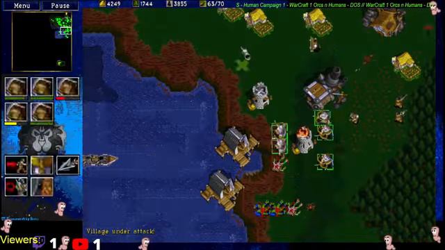 Part 4, playthrough on u8's hard violent AI campaign. Warcraft 2 remastered смотреть онлайн