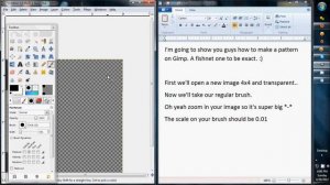 How to make your own pattern on Gimp