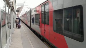 Отправление ЭС1-038 "Ласточка" № 705/706 Москва - НН с Восточного вокзала Москвы 3.04.2023