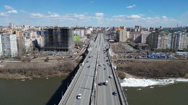 Омск | Слияние Иртыша и Оми | Метромост | Исторический центр Омска
