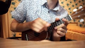 Как играть Пошлая Молли - Супермаркет на укулеле для начинающих с нуля