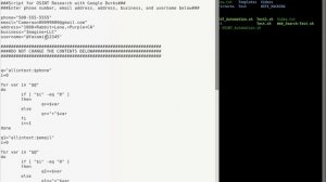 Bash Script - OSINT Research