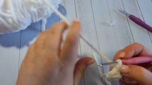 Новичкам. Полукрестики и галочки крючком