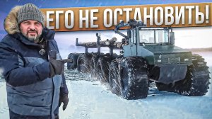 Лесовоз-МОНСТР из Сургута: ТРОМ-20, 12-колесный снегоболотоход #ЧУДОТЕХНИКИ №100