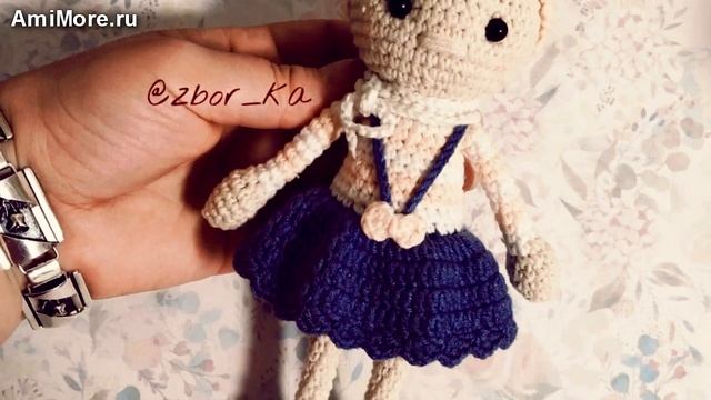 Амигуруми: схема кукла Лялечка. Игрушки вязаные крючком - Free Crochet Patterns.
