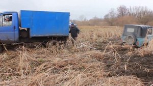 УАЗ по грязи