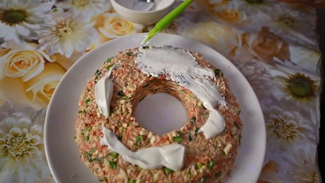 ШИКАРНЫЙ ВИД! ОБАЛДЕННЫЙ ВКУС! Салат ПОНРАВИТСЯ ВСЕМ! #праздничныйстол #салат 2023 год