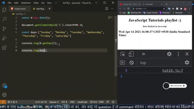 convert date to string or date format in javascript in hindi for beginners смотреть онлайн