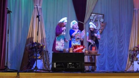 Выступление работников библиотек на Дне культработника 1