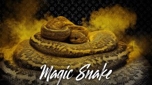 Создаю картину со ЗМЕЕЙ ? | magic snake