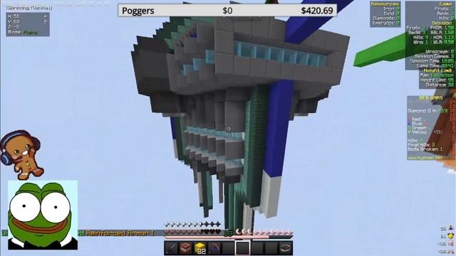 Bedwars Stream Montage смотреть онлайн