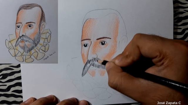 Cómo dibujar a MIGUEL CERVANTES SAAVEDRA? | HD смотреть онлайн