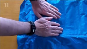 Недорогой надувной матрас для ночевок в палатке. Обзор на товар