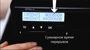 7. ШТРИХ-Тахо RUS: индикация дисплея тахографа