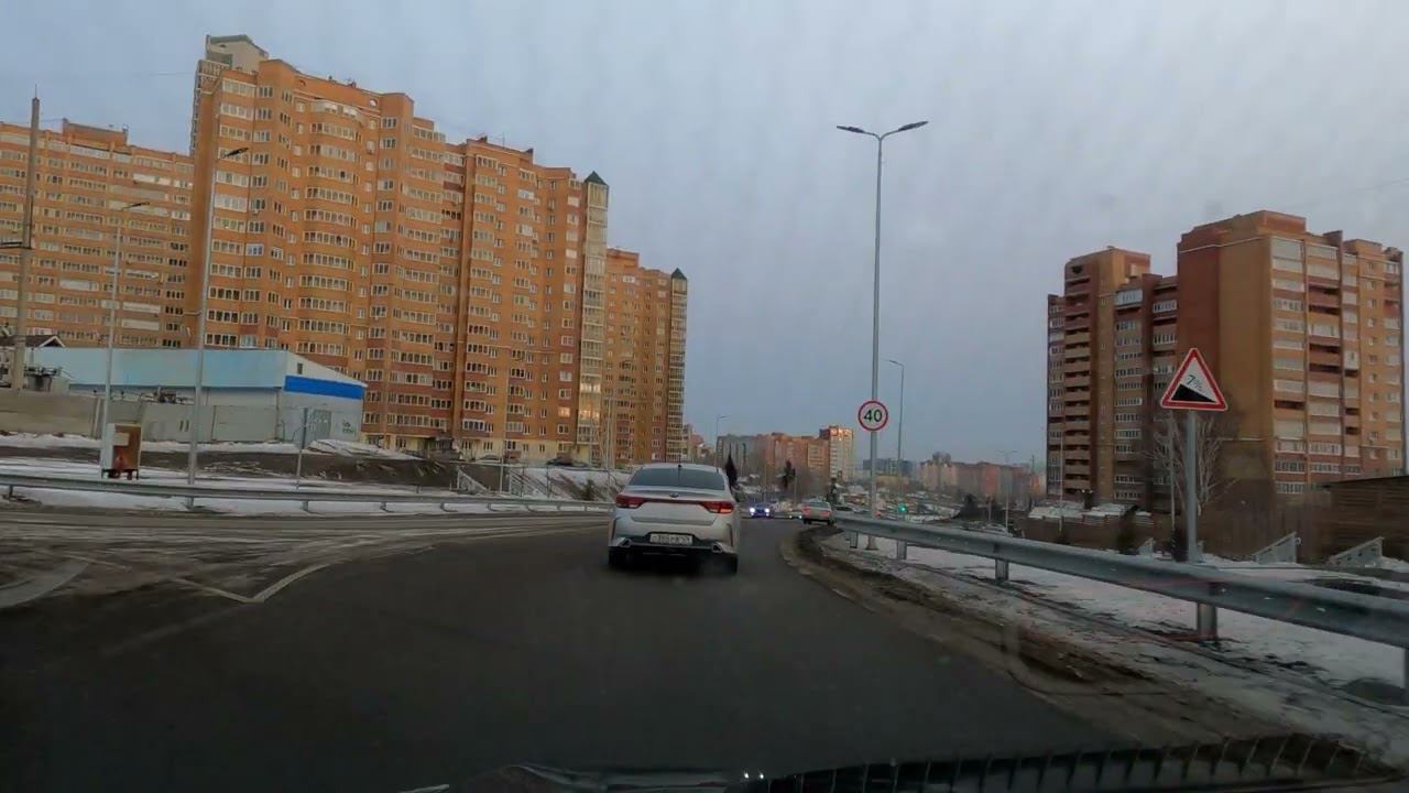 Новая развязка на Николаевский мост г. Красноярск декабрь 2022г.
