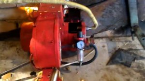 Горелка на отработке для плавки алюминиевого лома