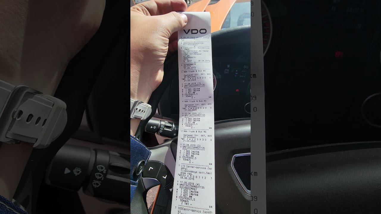 Как проверить скручен ли пробег тягача по тахографу - Грузовой автоподбор Мазая смотреть онлайн