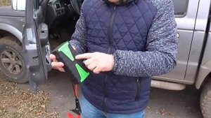 Запускаем дизель 2,7  АКБ в ноль!!! При помощи пуско-зарядного у-ва