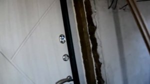 Поставили вторую входную дверь фирмы Berserker//Зима покажет качество